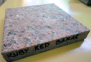 Granite Ruby Red Bakar